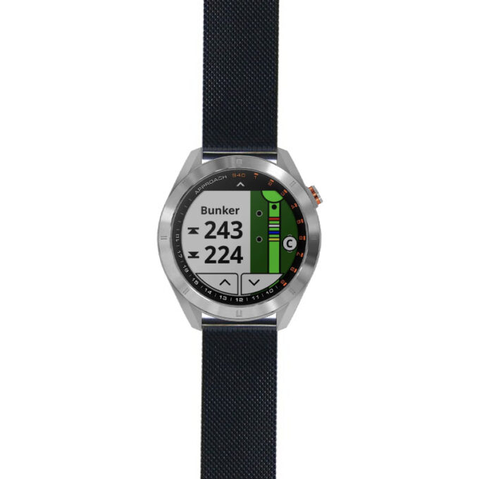 as40.g.m111 Black StrapsCo Pro Mesh Stainless Steel Watch Band Strap