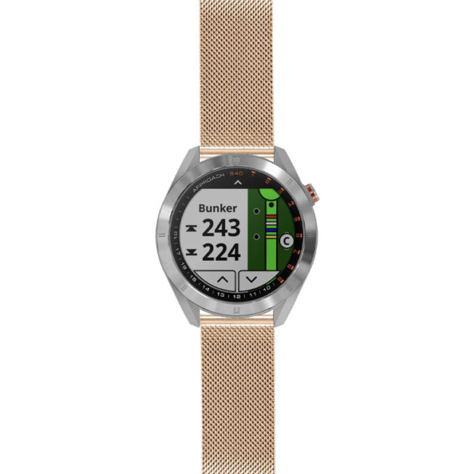 as40.g.m111 Rose Gold StrapsCo Pro Mesh Stainless Steel Watch Band Strap