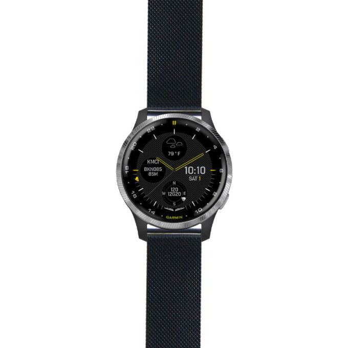 d2a.g.m111 Black StrapsCo Pro Mesh Stainless Steel Watch Band Strap