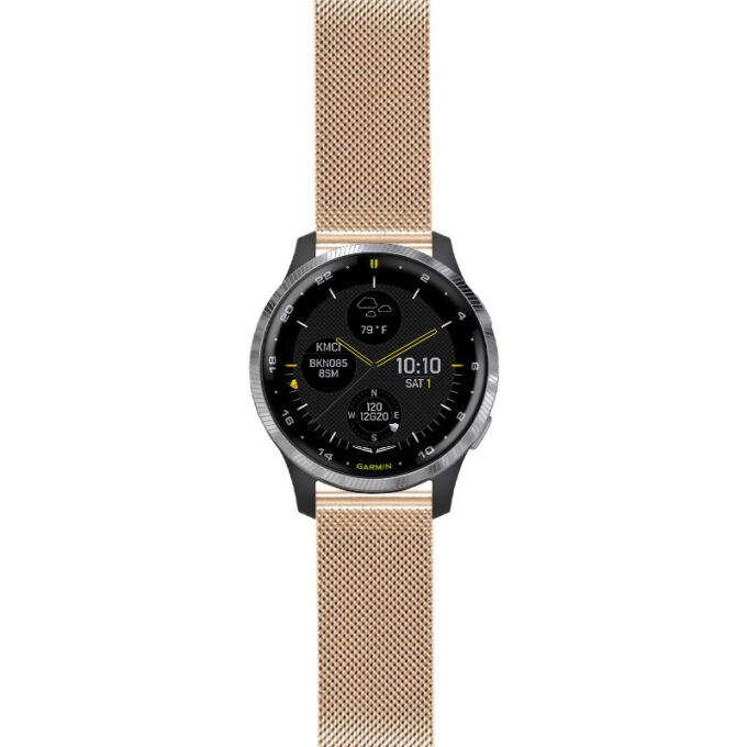 d2a.g.m111 Rose Gold StrapsCo Pro Mesh Stainless Steel Watch Band Strap