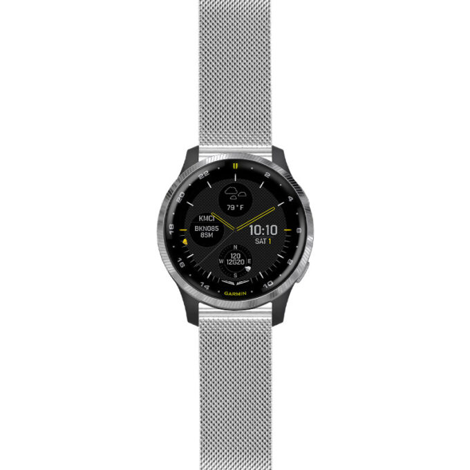 d2a.g.m111 Silver StrapsCo Pro Mesh Stainless Steel Watch Band Strap