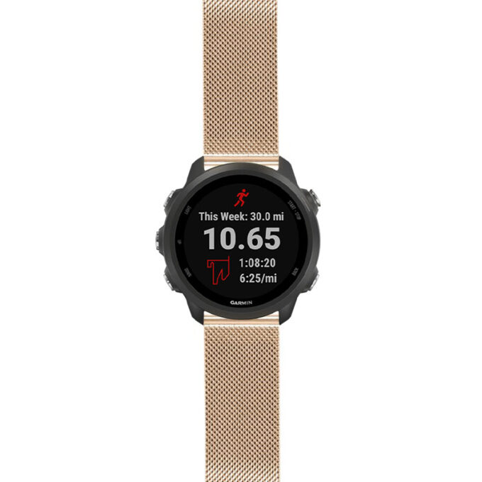 f245.g.m111 Rose Gold StrapsCo Pro Mesh Stainless Steel Watch Band Strap