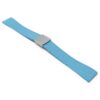 fk29.5a bs main Baby Blue DASSARI Mosaic CTS FKM Vulcanized Rubber Watch Band Strap Cut To Size 20mm 22mm