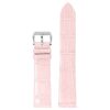 st36.13 Up Pink StrapsCo Slim Crocodile Embossed Watch Band Dress Strap 17mm 18mm 19mm 20mm 21mm 22mm