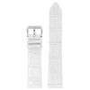 st36.22 Up White StrapsCo Slim Crocodile Embossed Watch Band Dress Strap 17mm 18mm 19mm 20mm 21mm 22mm