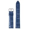 st36.5 Up Blue StrapsCo Slim Crocodile Embossed Watch Band Dress Strap 17mm 18mm 19mm 20mm 21mm 22mm