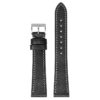 st37.1 Up Black StrapsCo Stitched Heritage Leather Watch Band Strap Quick Release 17mm 18mm 19mm 20mm 21mm 22mm