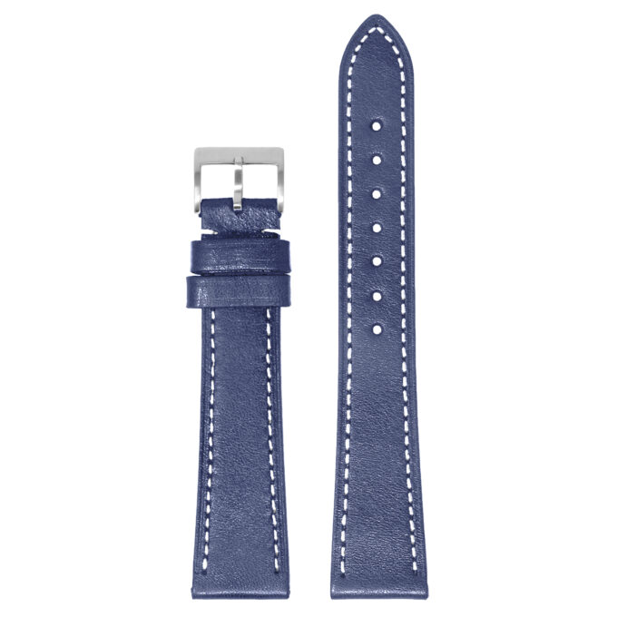 st37.5 Up Blue StrapsCo Stitched Heritage Leather Watch Band Strap Quick Release 17mm 18mm 19mm 20mm 21mm 22mm new