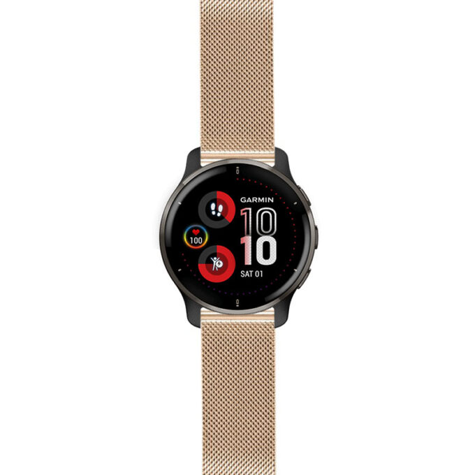 v2p.g.m111 Rose Gold StrapsCo Pro Mesh Stainless Steel Watch Band Strap