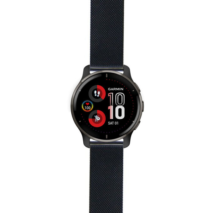 v2s.g.m111 Black StrapsCo Pro Mesh Stainless Steel Watch Band Strap