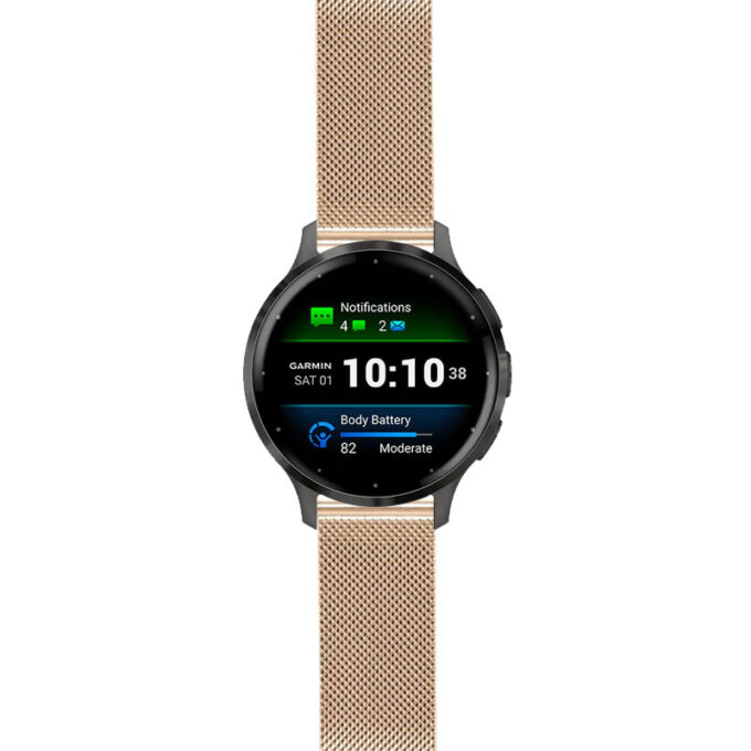 vn3s.g.m111 Rose Gold StrapsCo Pro Mesh Stainless Steel Watch Band Strap