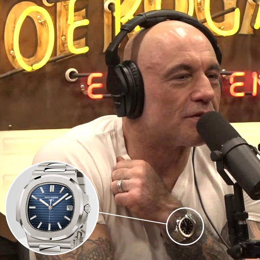 comedians & their watches joe rogan patek philippe nautilus