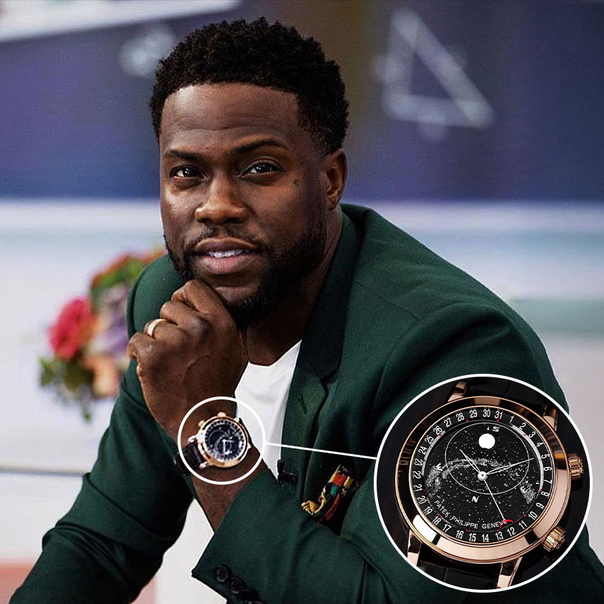 comedians & their watches kevin hart patek philippe grand complications celestial