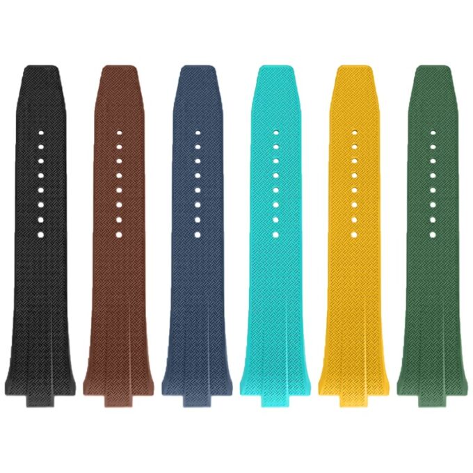 fk.cz1 All Color DASSARI Fitted FKM Rubber Watch Band Strap For Citizen Tsuyosa 40mm Case