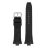 fk.cz1.1 Up Black DASSARI Fitted FKM Rubber Watch Band Strap For Citizen Tsuyosa 40mm Case