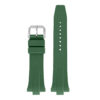 fk.cz1.11 Up Green DASSARI Fitted FKM Rubber Watch Band Strap For Citizen Tsuyosa 40mm Case