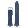 fk.cz1.5 Up Navy Blue DASSARI Fitted FKM Rubber Watch Band Strap For Citizen Tsuyosa 40mm Case