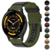 g.ny2.11 Gallery Green StrapsCo Canvas Watch Band Strap for Garmin