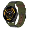 g.ny2.11.2 Green and Brown StrapsCo Canvas Watch Band Strap for Garmin
