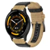 g.ny2.3 Tan StrapsCo Canvas Watch Band Strap for Garmin