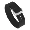 nt16.1.bs Round Black StrapsCo One Piece Explorer Watch Band Strap with Deployant Clasp 18mm 20mm 22mm