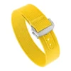nt16.10.bs Round Mustard StrapsCo One Piece Explorer Watch Band Strap with Deployant Clasp 18mm 20mm 22mm