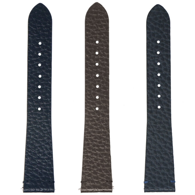 ds29 All Color DASSARI Tapered Pebbled Leather Watch Band Strap 18mm 19mm 20mm 21mm 22mm