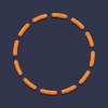 Navy Blue & Orange