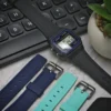 ca.r2 Flatlay Fitted Rubber Watch Band Strap For Casio F 91W F84 F105 F108 A158 A168 AE1200