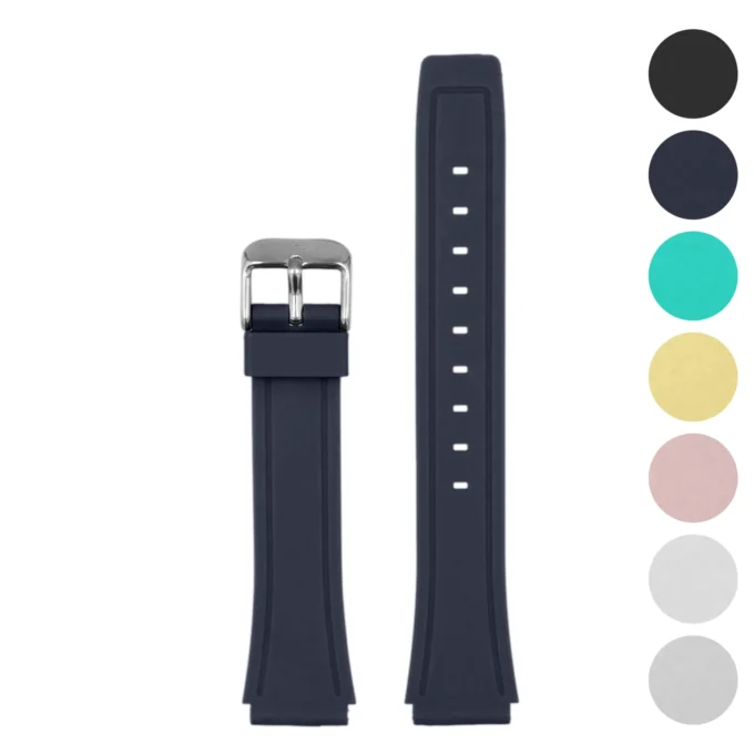 ca.r2 Gallery Fitted Rubber Watch Band Strap For Casio F 91W F84 F105 F108 A158 A168 AE1200