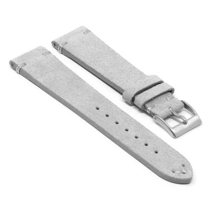 st28.7 Angle Grey StrapsCo Suede Leather Watch Band Strap