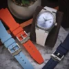 ts.r3 Flatlay StrapsCo Fitted Rubber Watch Band Strap For Tissot PRX 35mm