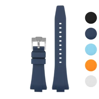 ts.r3 Gallery StrapsCo Fitted Rubber Watch Band Strap For Tissot PRX 35mm