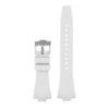 ts.r3.22 Up White StrapsCo Fitted Rubber Watch Band Strap For Tissot PRX 35mm