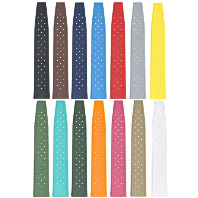 fk6 All Color DASSARI Classic Tropical Style FKM Rubber Watch Band Strap 20mm 22mm