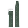 fk6.11c Main Forrest Green DASSARI Classic Tropical Style FKM Rubber Watch Band Strap 20mm 22mm