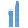 fk6.5b Main Cornflower Blue DASSARI Classic Tropical Style FKM Rubber Watch Band Strap 20mm 22mm