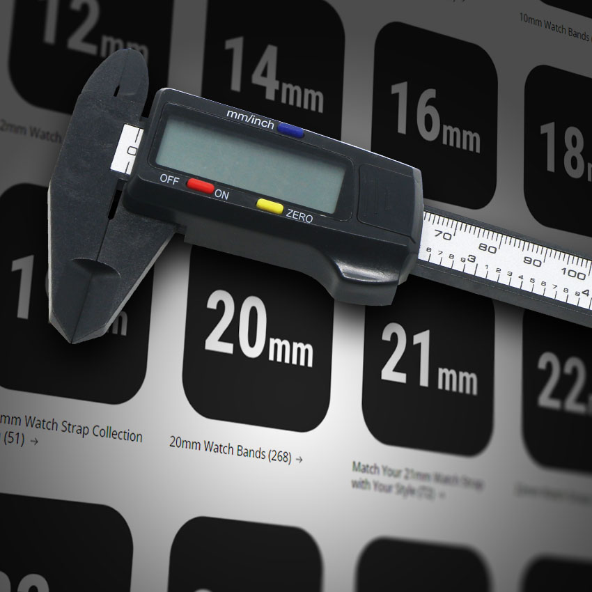 guide to watch straps lug width caliper tool