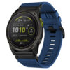 g.ny200.5 Navy Blue Pro Seatbelt Two Piece Watch Band Strap for Garmin Enduro