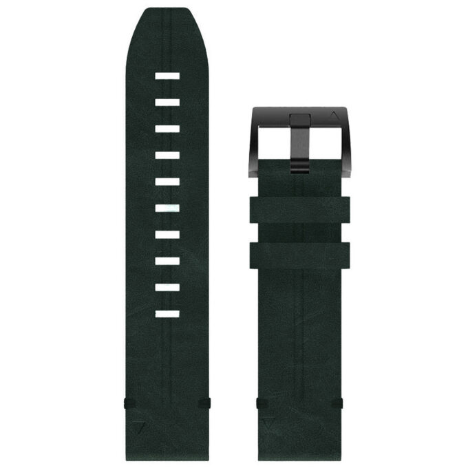 g.l11.11 Up Green Genuine Italian Leather Strap for Garmin QuickFit Devices
