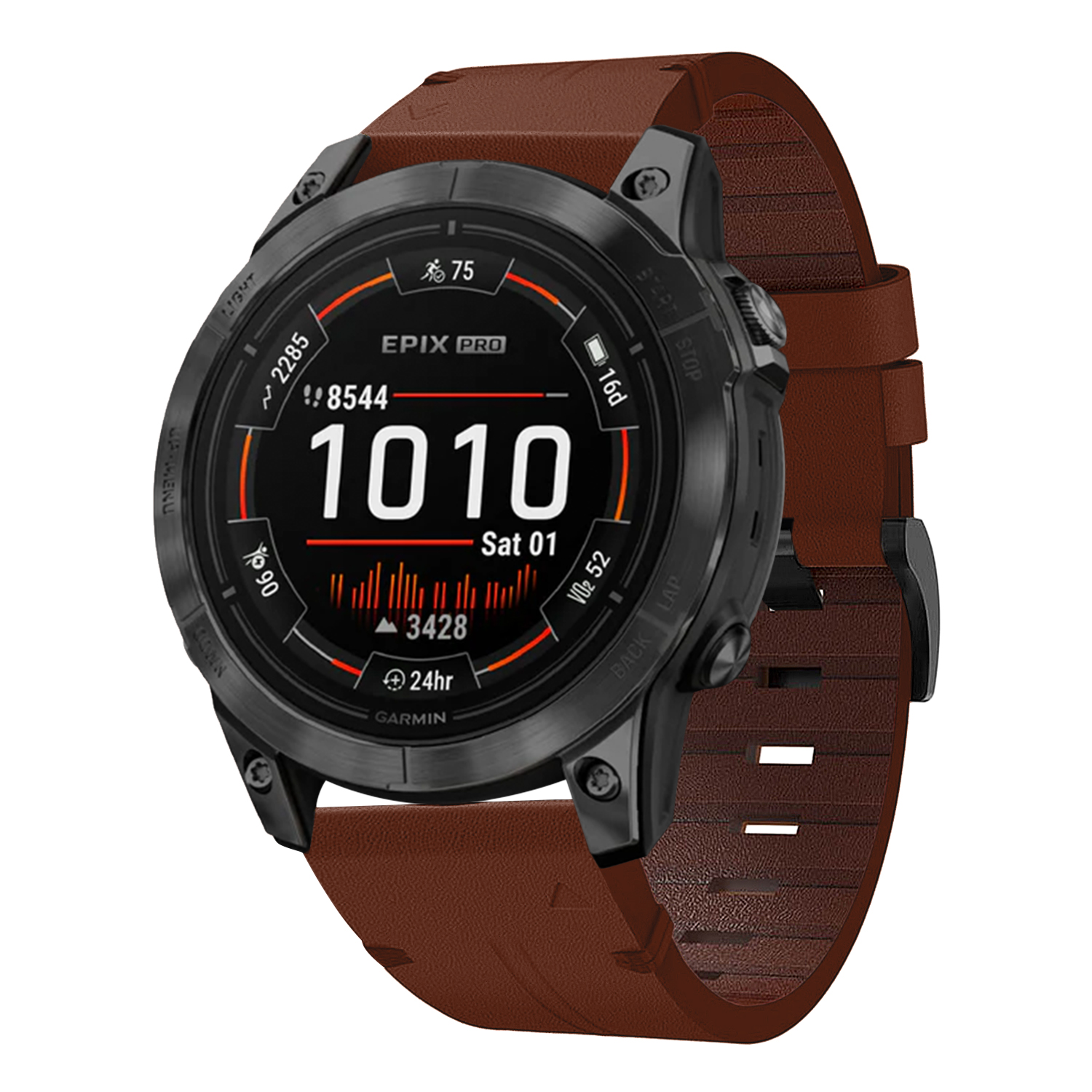 Vintage Italian Leather Strap For Garmin Epix Pro - 47mm | StrapsCo