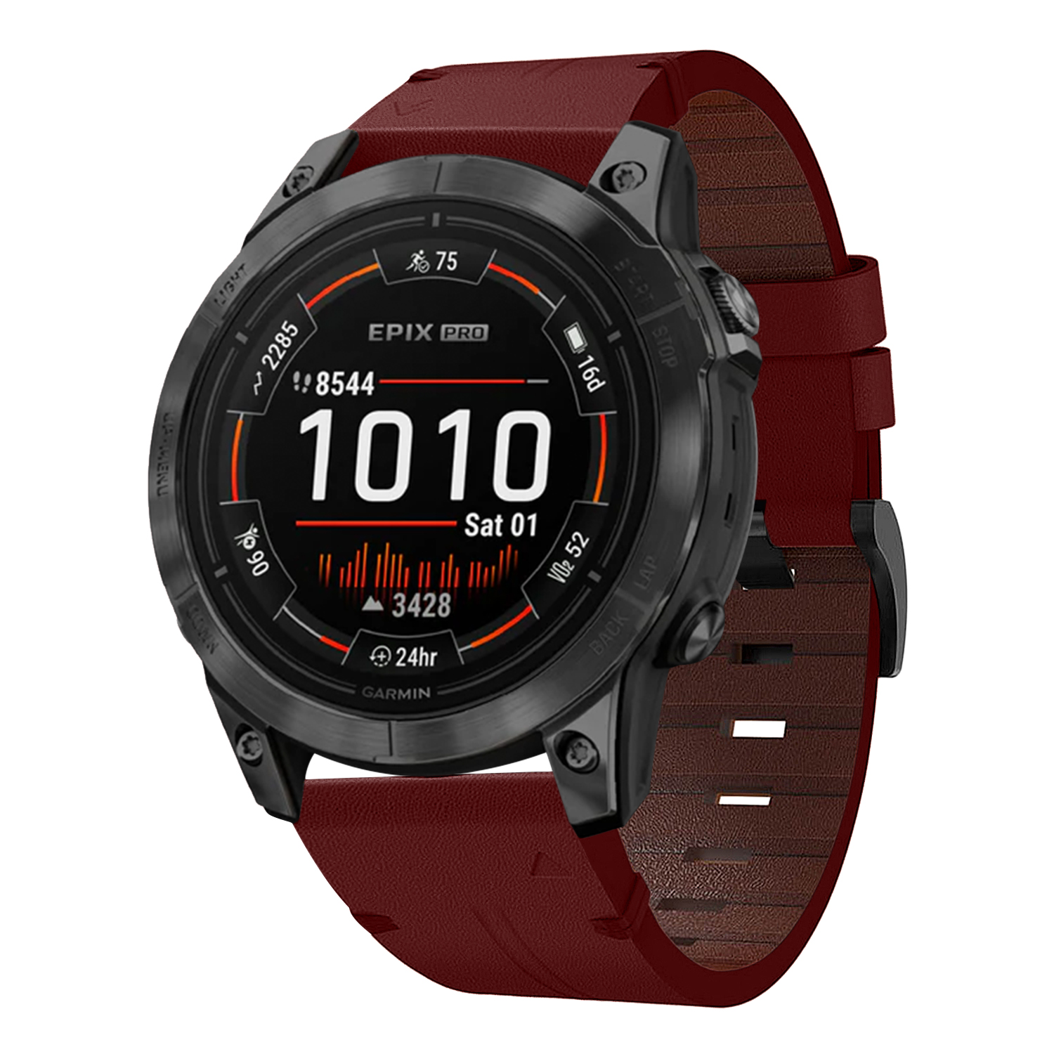 Vintage Italian Leather Strap For Garmin Epix Pro - 47mm | StrapsCo