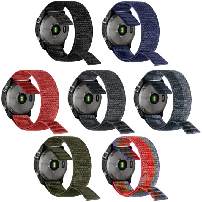 g.ny6a All Color StrapsCo Hook and Loop Horizon Watch Band Strap For Garmin Devices