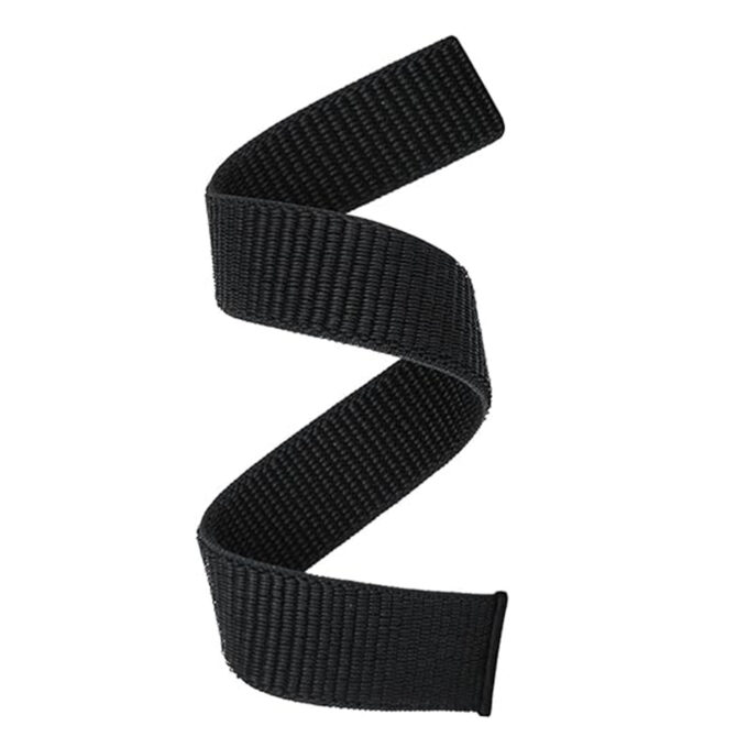 g.ny6a.1 Black Up StrapsCo Hook and Loop Horizon Watch Band Strap For Garmin Devices