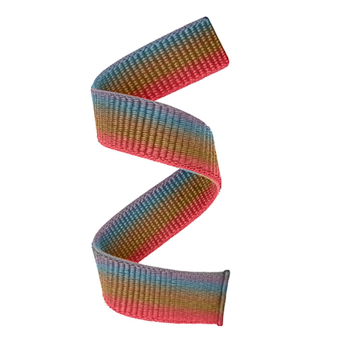 g.ny6a.abc Rainbow Up StrapsCo Hook and Loop Horizon Watch Band Strap For Garmin Devices