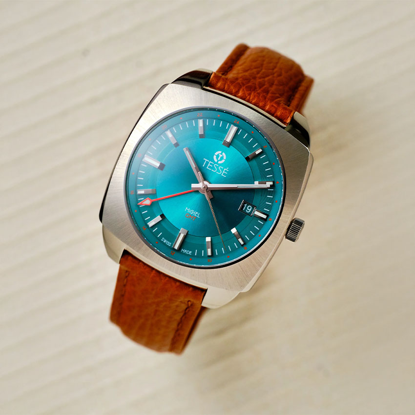 worn & tested tessé michel gmt watch review stock closeup