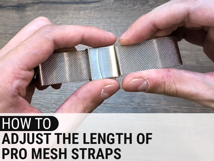 How to Adjust The Length of Pro Mesh Straps