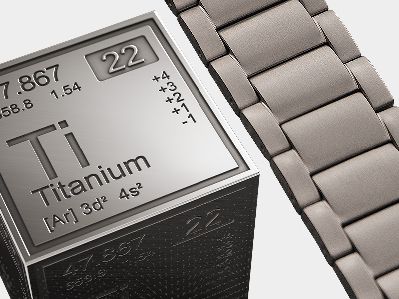 StrapsCo Premium Quality Durable Titanium Metal Watch Bracelets Bands Straps