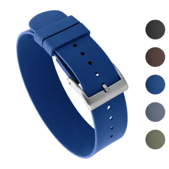 fk30 Gallery DASSARI FKM Single Pass One Piece Watch Band Strap 20mm 22mm