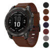 g.l11 Gallery Brown Genuine Italian Leather Strap for Garmin Fenix 7